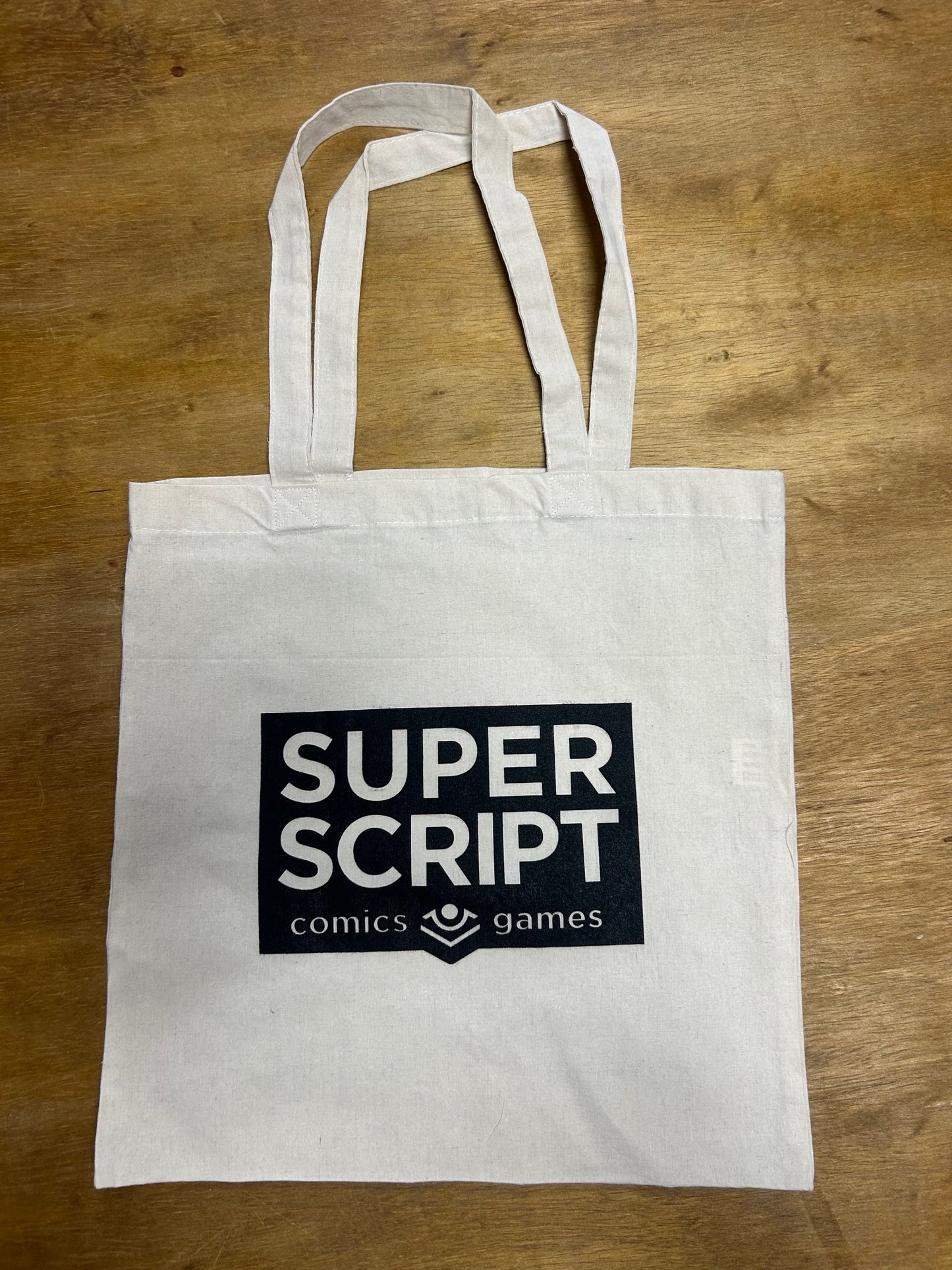 Canvas Tote: Logo Natural