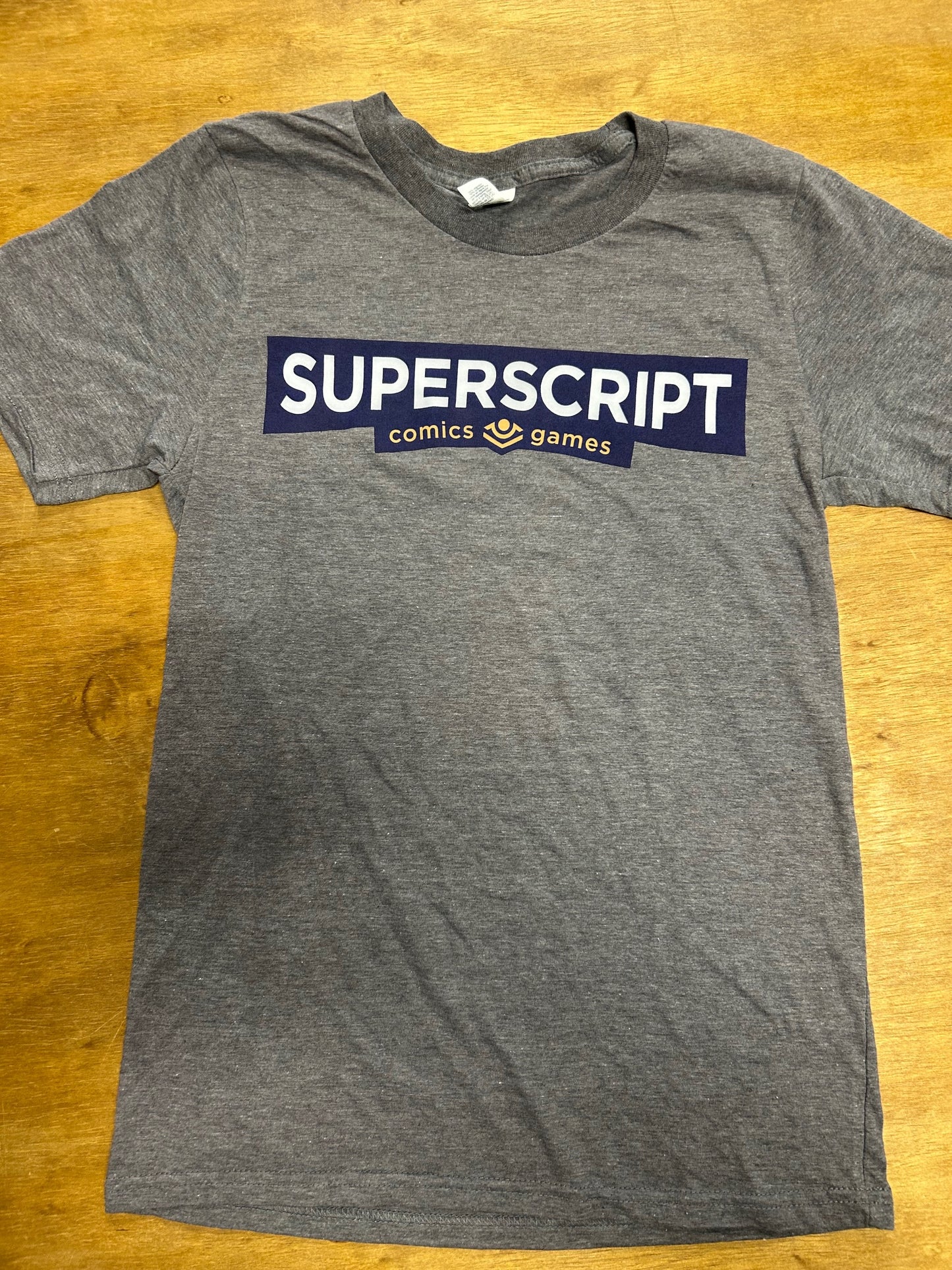 Superscript T-Shirt: Classic Logo Grey
