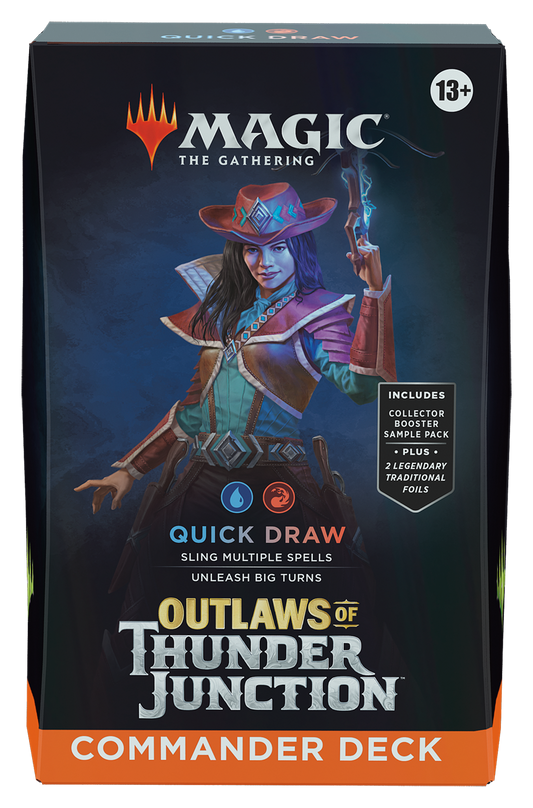 Magic the Gathering CCG: Quick Draw Outlaws of Thunder Junction Commander Deck