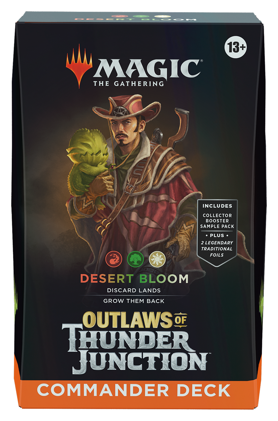 Magic the Gathering CCG: Desert Bloom Outlaws of Thunder Junction Commander Deck