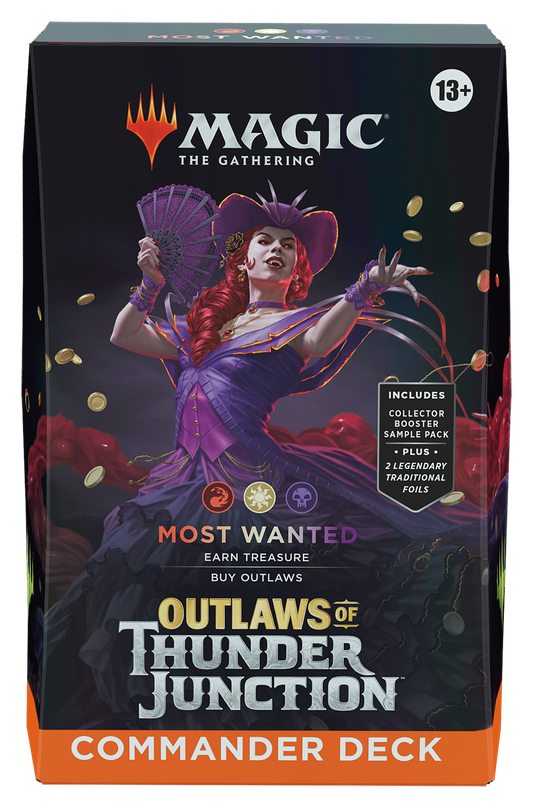 Magic the Gathering CCG: Most Wanted Outlaws of Thunder Junction Commander Deck