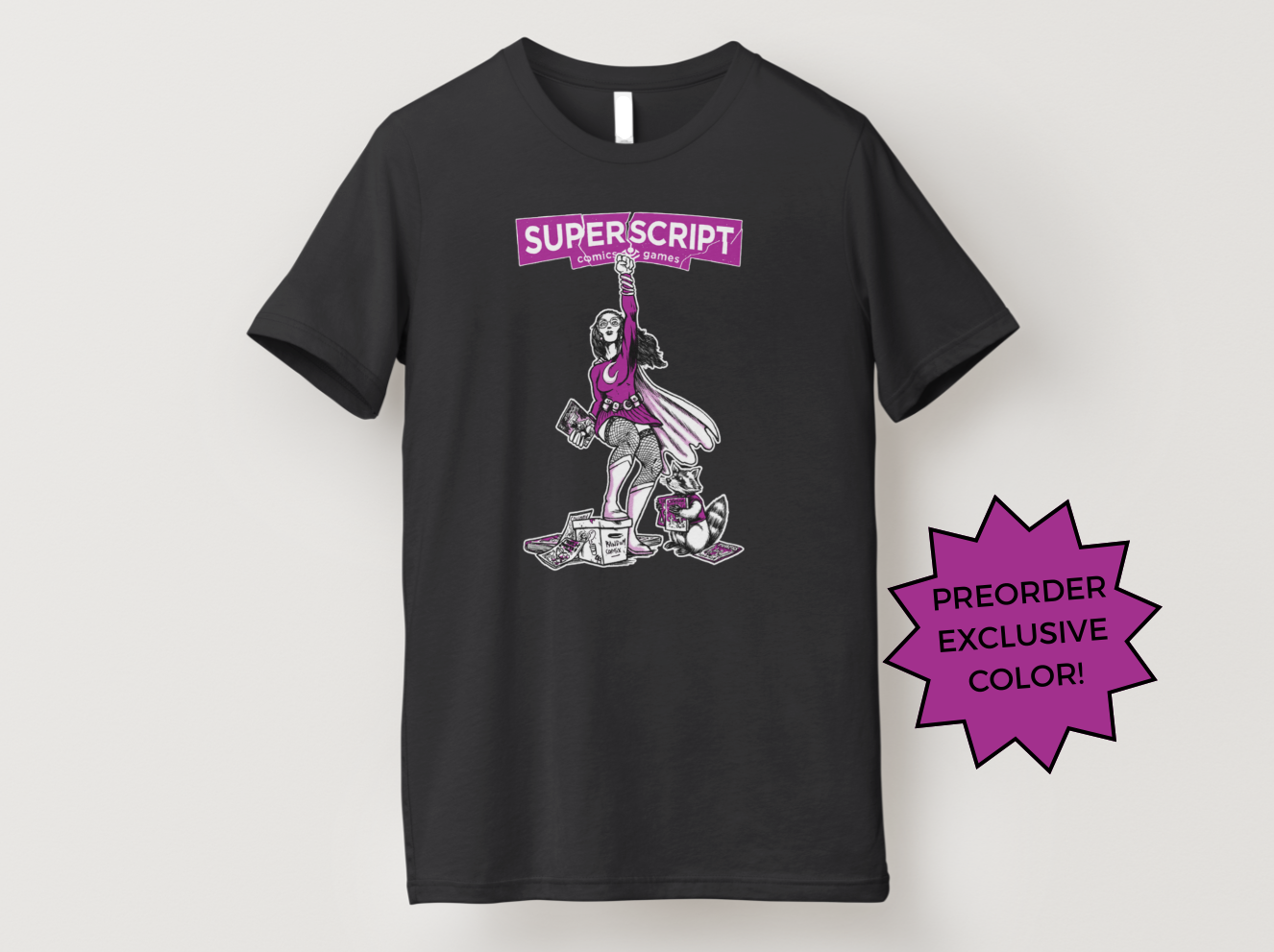 Superscript T-Shirt: Lunargirl & Nocturna