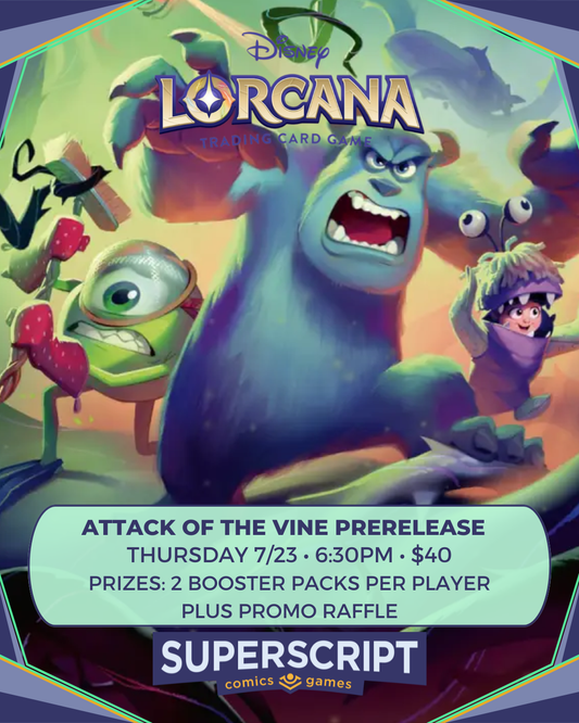 Lorcana: Attack of the Vine Prerelease Event