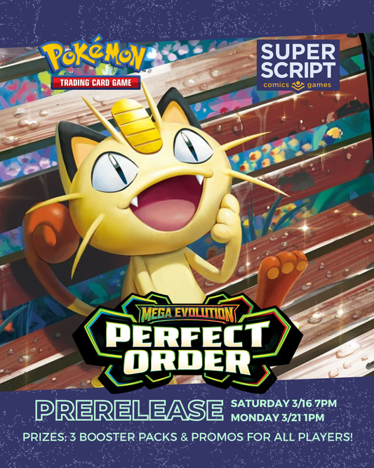 Pokemon Perfect Order Prerelease Event Entry