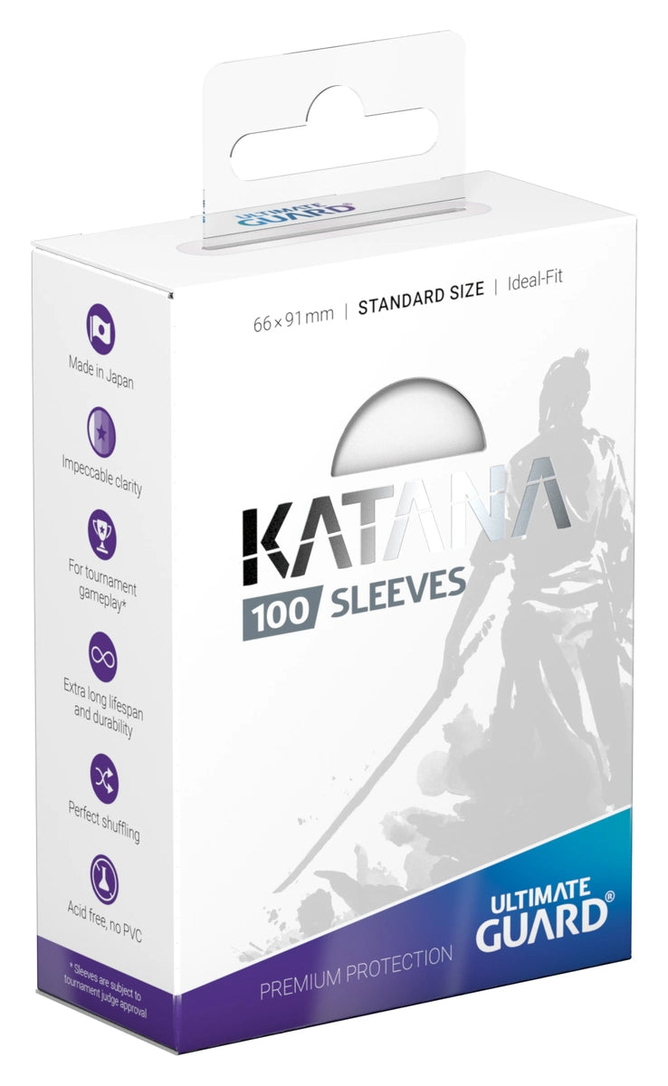 Katana Sleeves Standard Size (100) - Transparent
