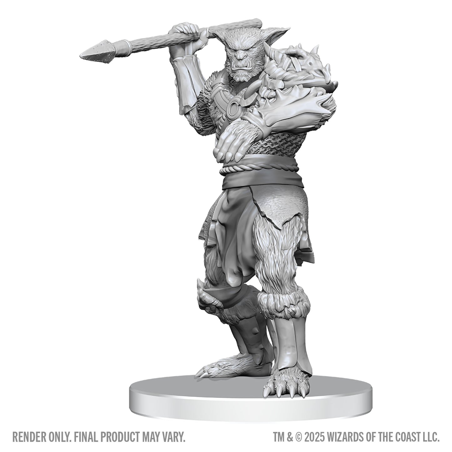 Dungeons & Dragons: Nolzur's Marvelous Unpainted Miniatures - W28 Bugbear Stalker & Goblin Hexer