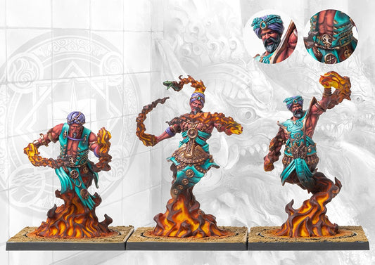 Conquest: Sorcerer Kings: Efreet Flamecasters / Efreet Sword Dancers (Dual Kit)