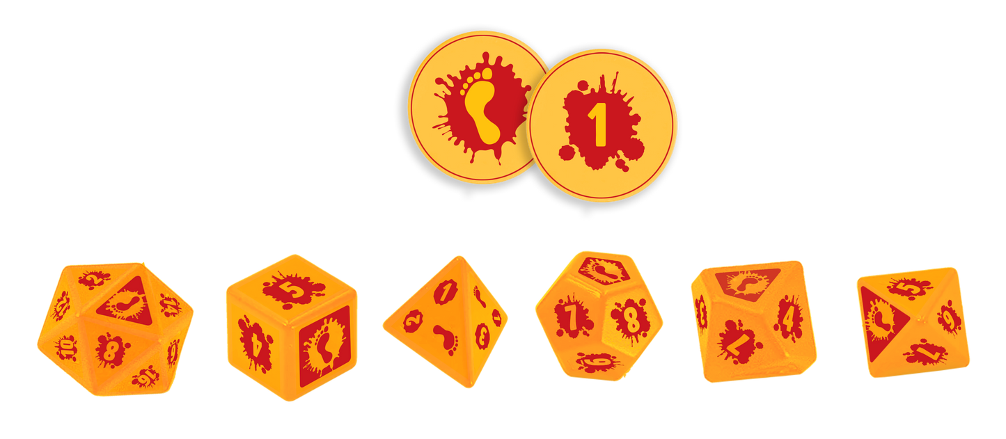 Dungeon Crawler Carl RPG: Dice Set - Smush Dice Set (Preorder)