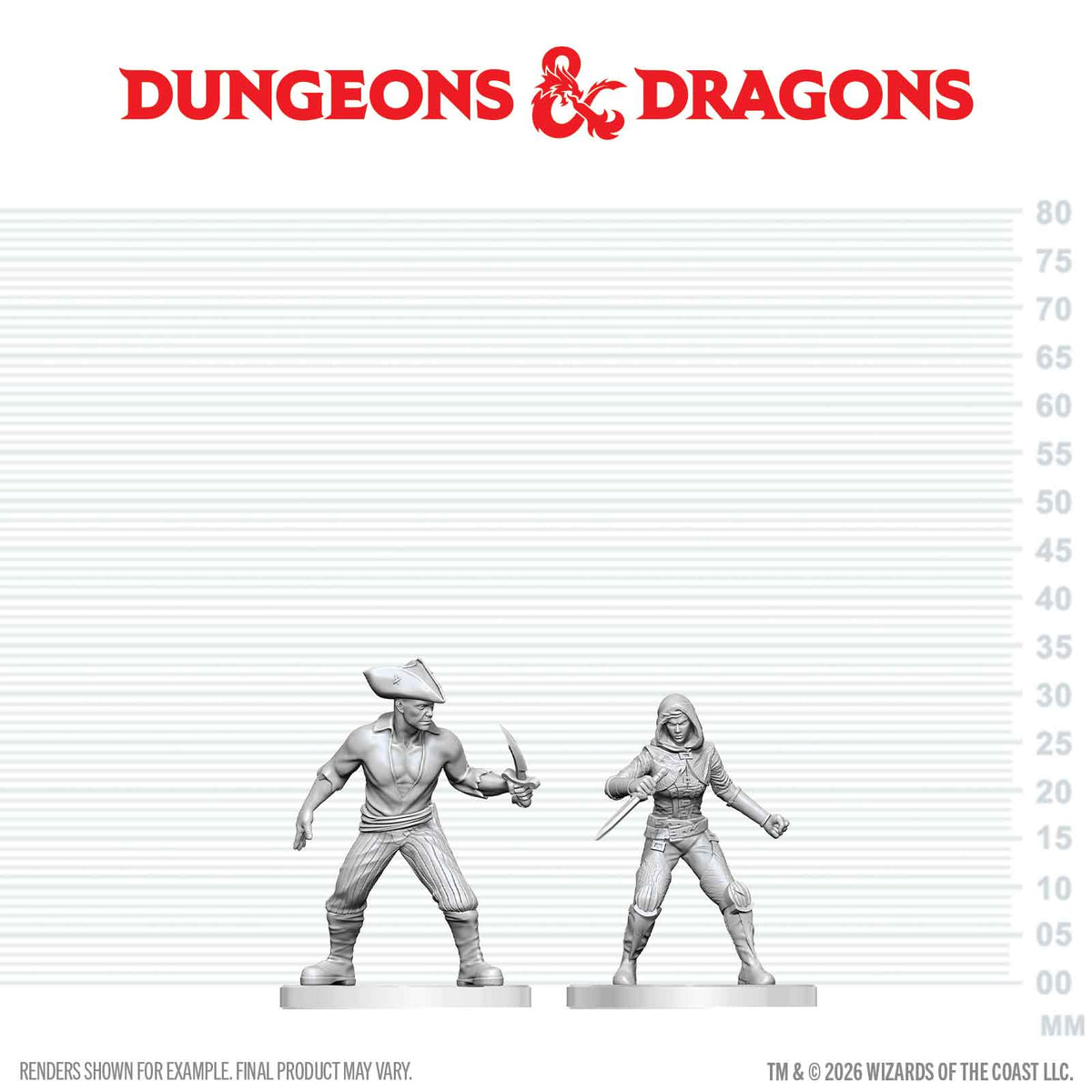 D&D Nolzur's Marvelous Unpainted Miniatures: Bandit & Pirate