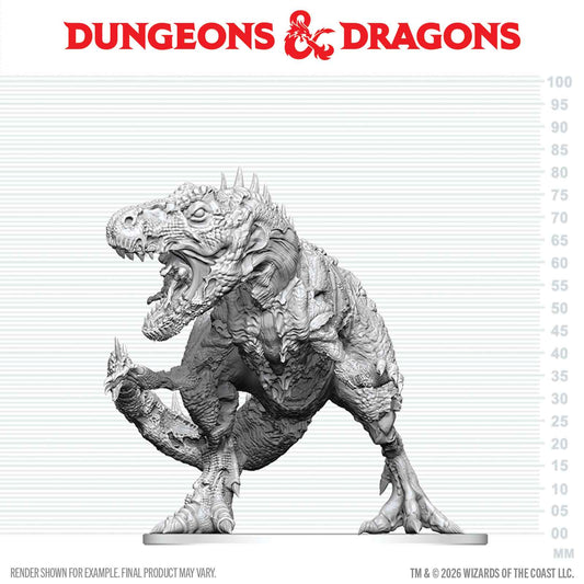 D&D Nolzur's Marvelous Unpainted Miniatures: Tyrannosaurus Zombie