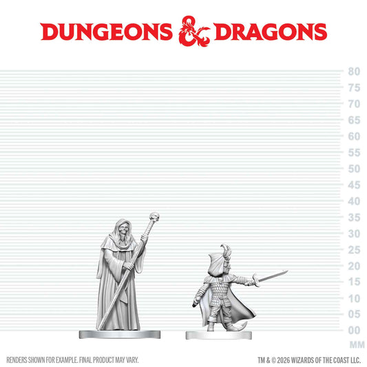 D&D Nolzur's Marvelous Unpainted Miniatures: W29 Cultist Of Bhaal & Cultist Of Myrkul