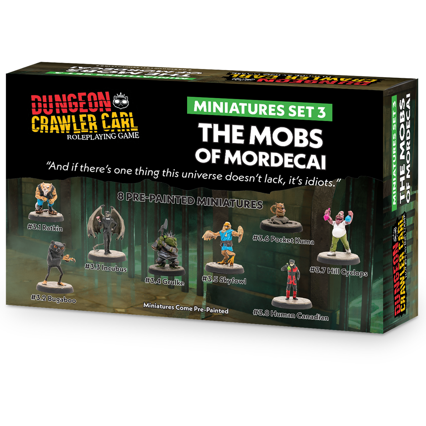 Dungeon Crawler Carl RPG: Miniatures Set 3 - Mobs Of Mordecai (Preorder)