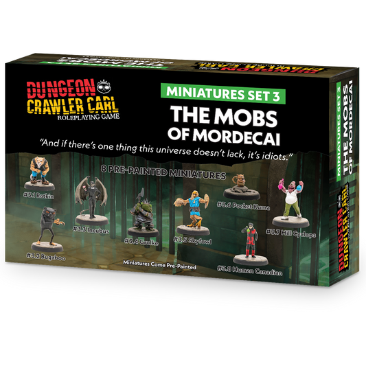 Dungeon Crawler Carl RPG: Miniatures Set 3 - Mobs Of Mordecai (Preorder)