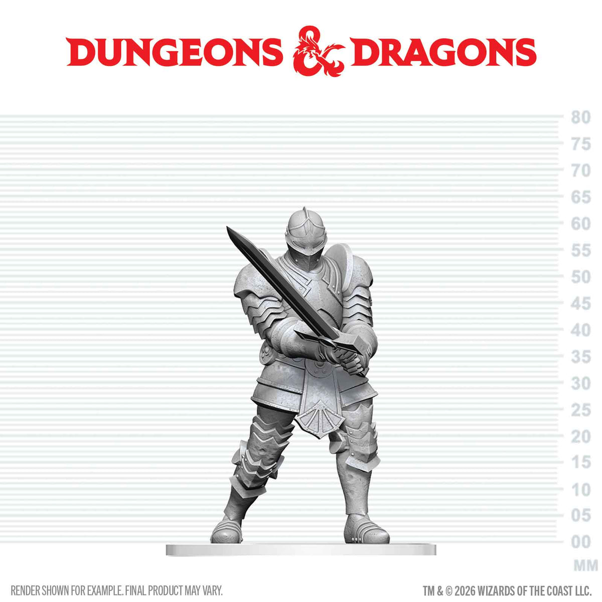 D&D Nolzur's Marvelous Unpainted Miniatures: Red Knight Guardian Golem