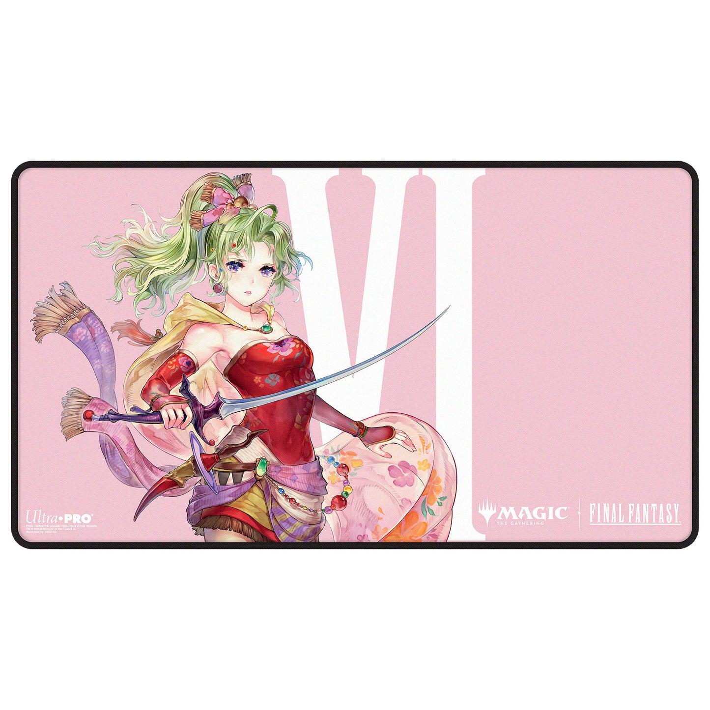 Ultra Pro: Magic: The Gathering Final Fantasy Terra, Herald Of Hope Black-stitched Playmat