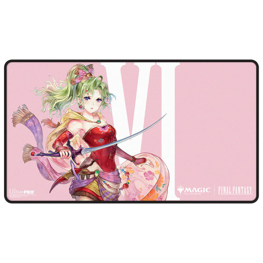 Ultra Pro: Magic: The Gathering Final Fantasy Terra, Herald Of Hope Black-stitched Playmat