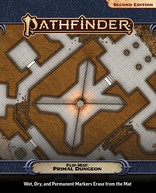 PF Flip-mat: Primal Dungeon