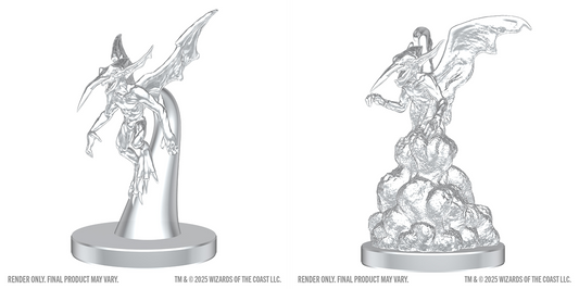 Dungeons & Dragons: Nolzur`s Marvelous Unpainted Miniatures - W28 Ice Mephit & Dust Mephit