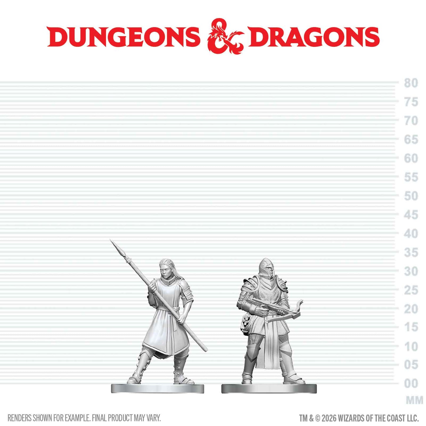D&D Nolzur's Marvelous Unpainted Miniatures: W29 Town Guards