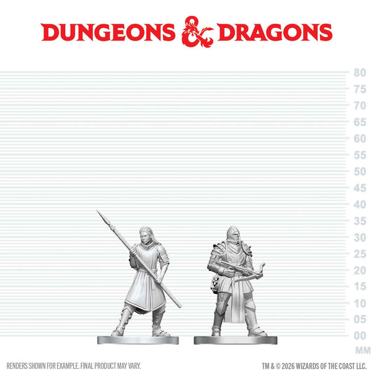 D&D Nolzur's Marvelous Unpainted Miniatures: W29 Town Guards