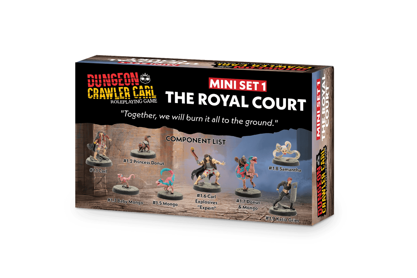 Dungeon Crawler Carl RPG: Miniatures Set 1 - The Royal Court (Preorder)