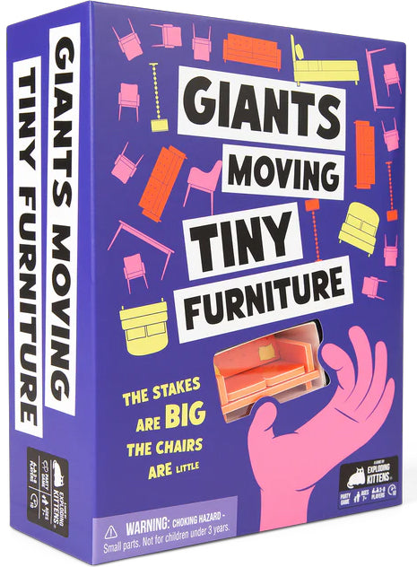 Giants Moving Tiny Furniture