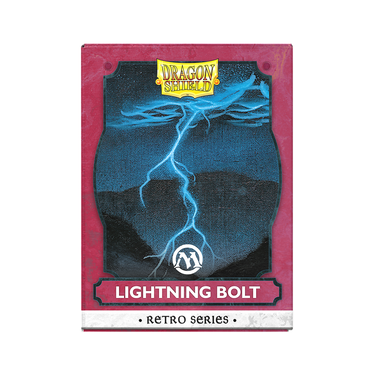 Dragon Shield MTG Retro Series Brushed Art Lightning Bolt