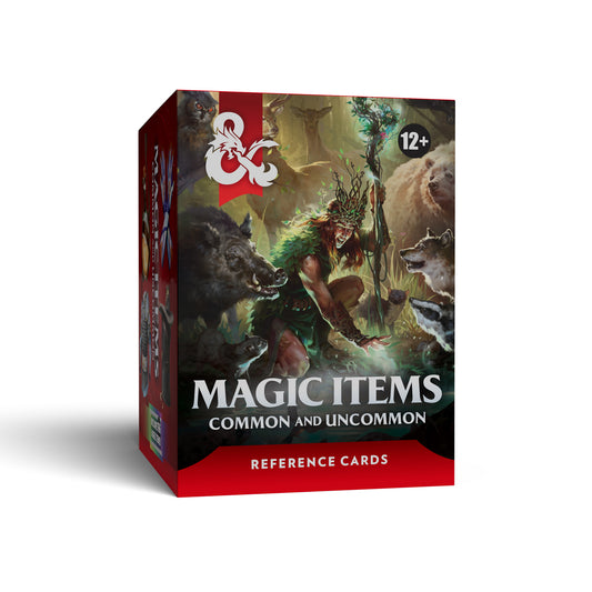 Dungeons & Dragons Reference Cards: Magic Items (Common and Uncommon)