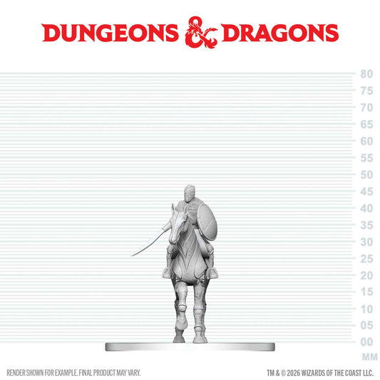 D&D Nolzur's Marvelous Unpainted Miniatures: W29 Nimblewright Steed With Rider