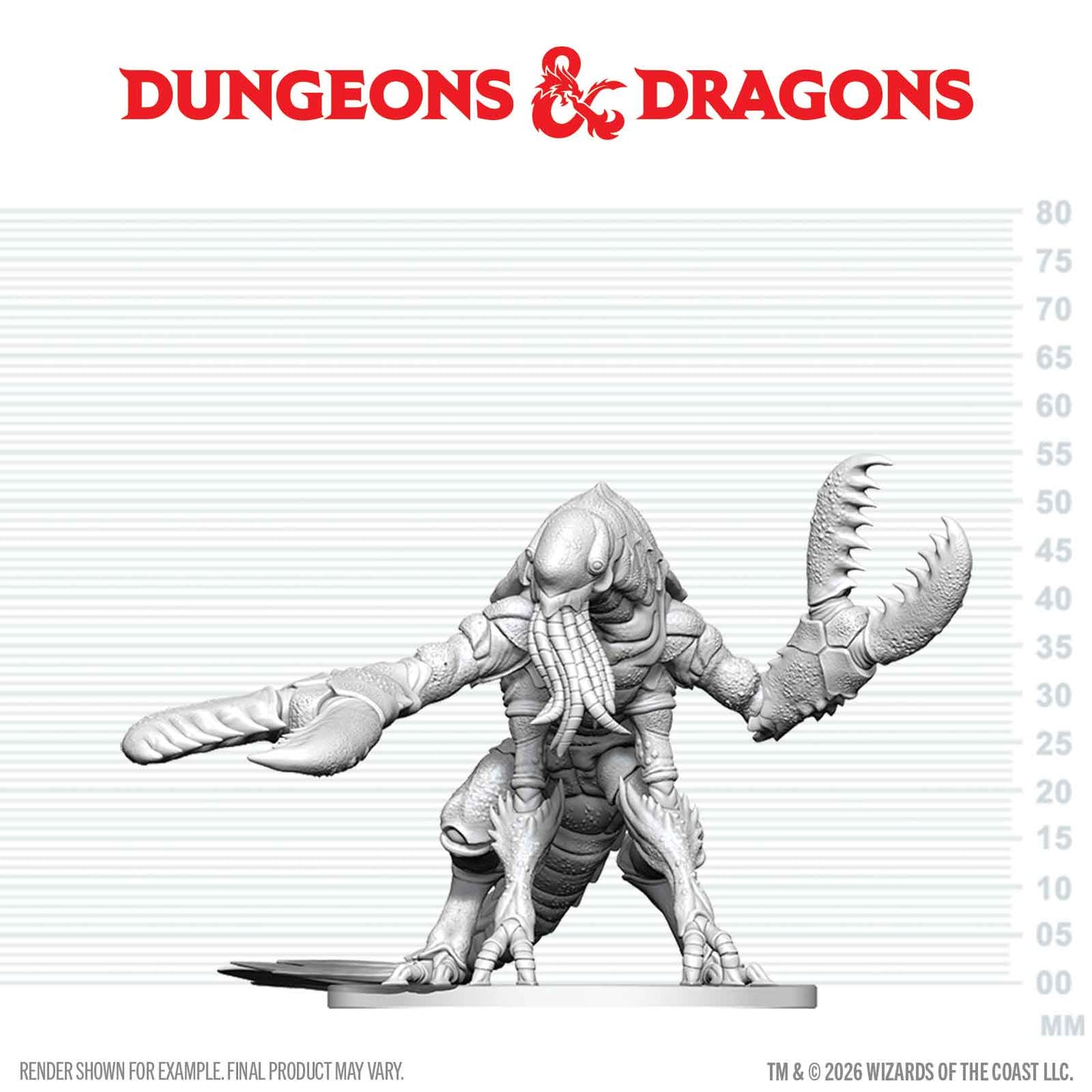 D&D Nolzur's Marvelous Unpainted Miniatures: W29 Chuul
