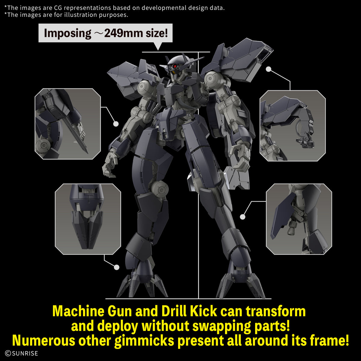 Gunpla Full Mechanics 1/100 Graze Ein