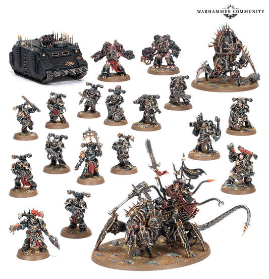 Warhammer 40K: Chaos Space Marines: Battleforce Hellforged Warband