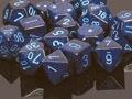 Dice Polyhedral: Speckled: Set Cobalt
