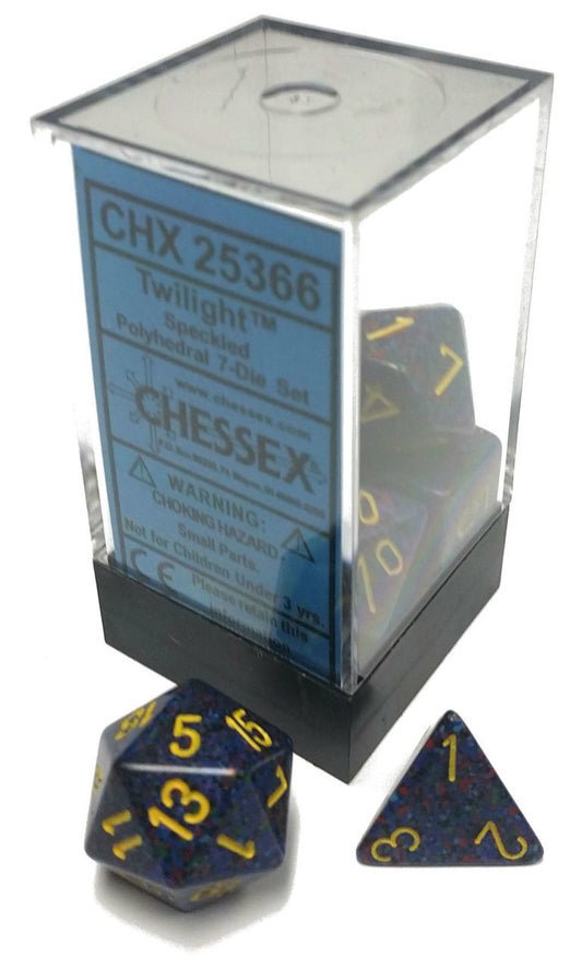Dice Polyhedral: Speckled: Twilight