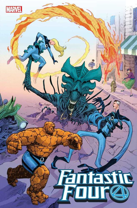 Fantastic Four #28 Cassara Marvel vs Alien Variant Emp
