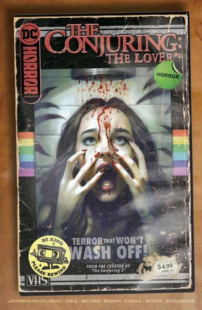 DC Horror Presents The Conjuring The Lover #1 (Of 5) Cover B Ryan Brown Vhs Tribute Card Stock Variant (Mature)