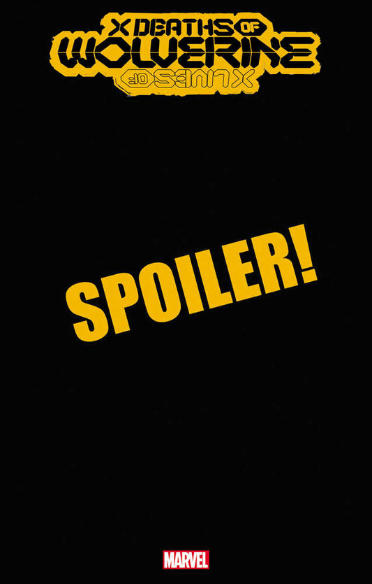 X Deaths Of Wolverine #4 (Of 5) Shalvey Omega Spoiler Variant
