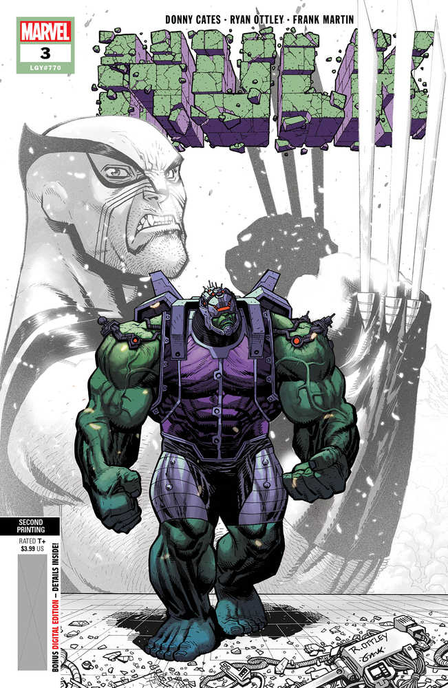 Hulk #3 2nd Print Ottley Variant