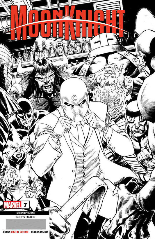 Moon Knight #7 2nd Print Smith Variant