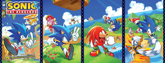 Sonic The Hedgehog:Â #1 5TH Anniversary Edition Variant A (Hesse)