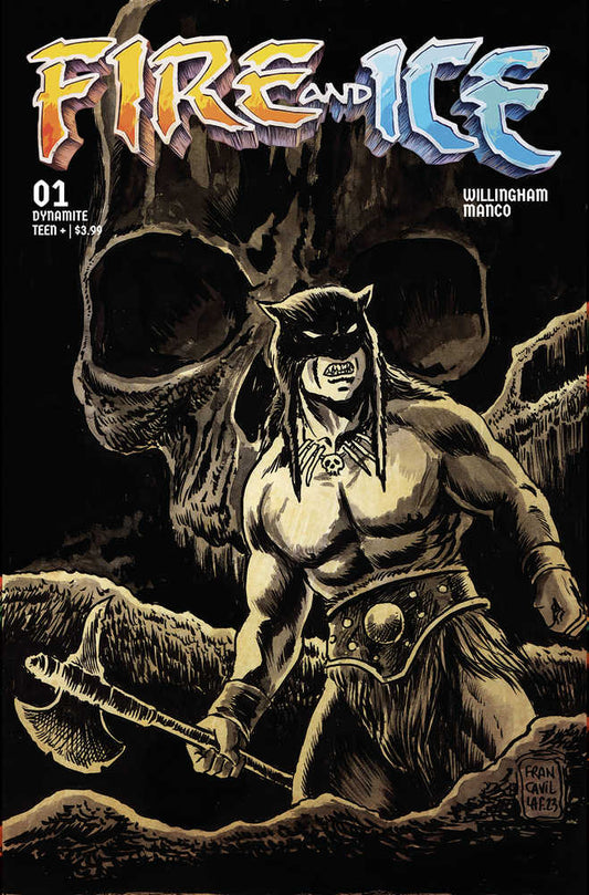 Fire And Ice #1 Cover J 15 Copy Variant Edition Francavilla Line Art