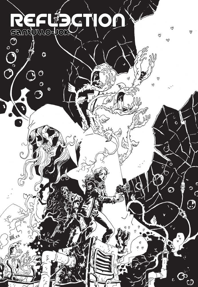 Reflection Cover E 10 Copy Variant Edition Black & White Mignola Homage (Mature)