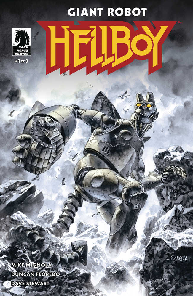 Giant Robot Hellboy #1 Cover A Fegredo