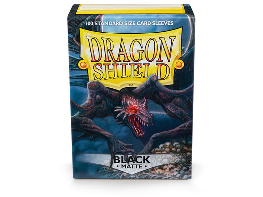 Dragon Shields: (100) Matte Black (DISPLAY 10)