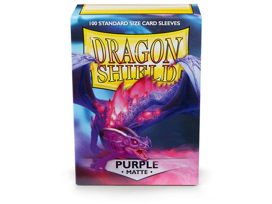 Dragon Shields: (100) Matte Purple (DISPLAY 10)