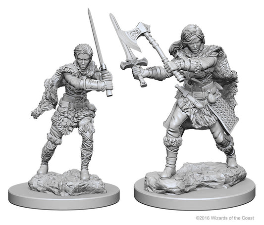 Dungeons & Dragons: Nolzur's Marvelous Unpainted Miniatures - W01 Human Female Barbarian