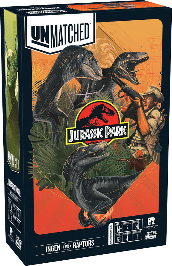 Unmatched: Jurassic Park Ingen vs. Raptors