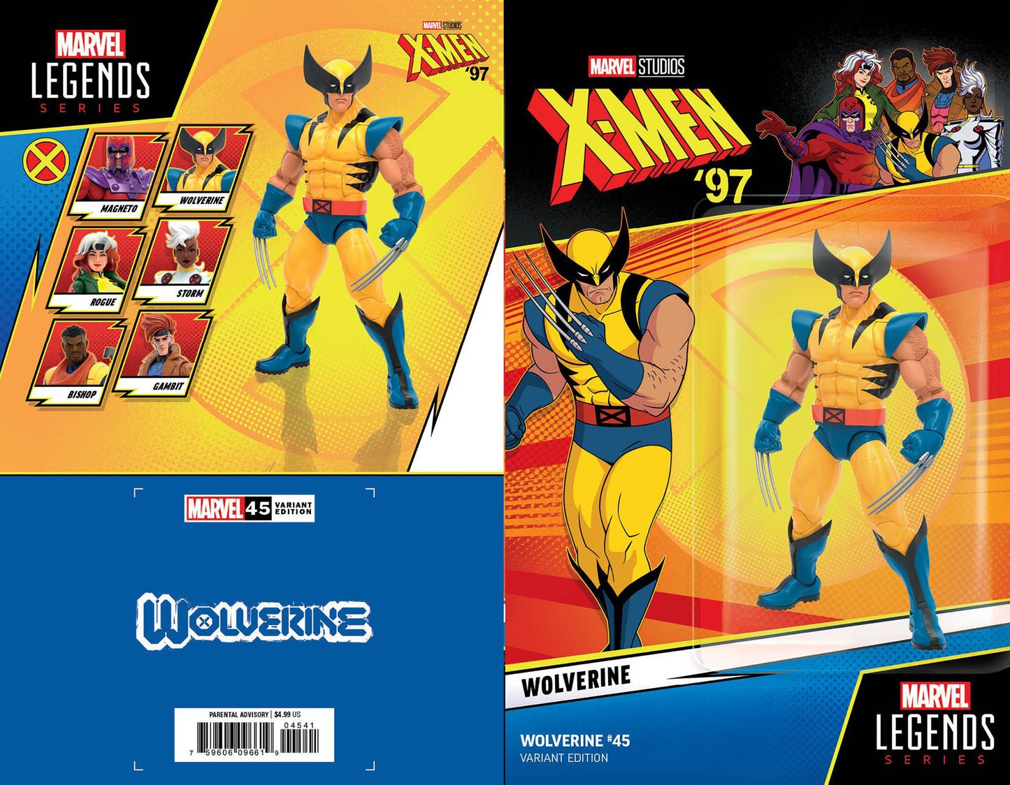 Wolverine #45 X-Men 97 Wolverine Action Figure Variant