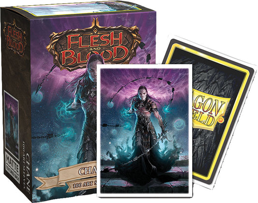 Dragon Shields: (100) Matte Art - Flesh and Blood - Chane (DISPLAY 10)