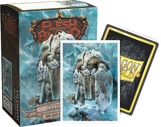 Dragon Shields: (100) Matte Art - Flesh and Blood - Oldhim (DISPLAY 10)